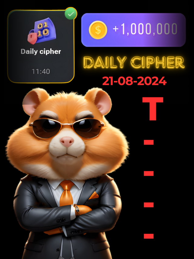 Hamster Kombat Daily cipher poster 21